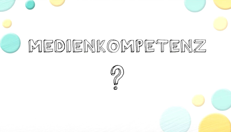 Schriftzug: Medienkompetenz?