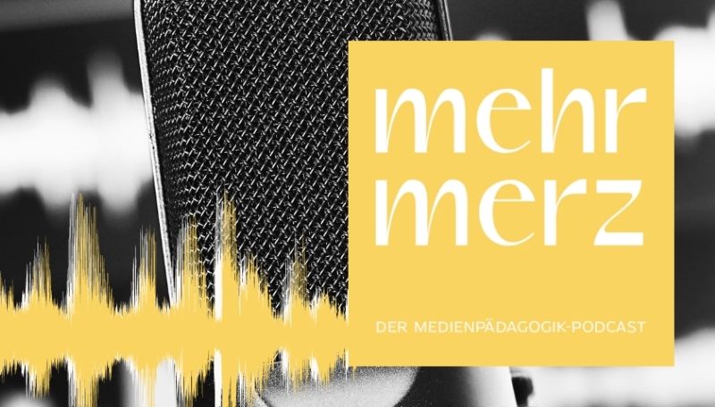 Logo von mehr merz. Der Medienpädagogik-Podcast